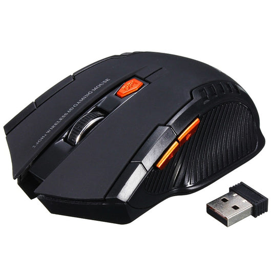 1600DPI Wireless Gaming Ergonomic Optical Mouse